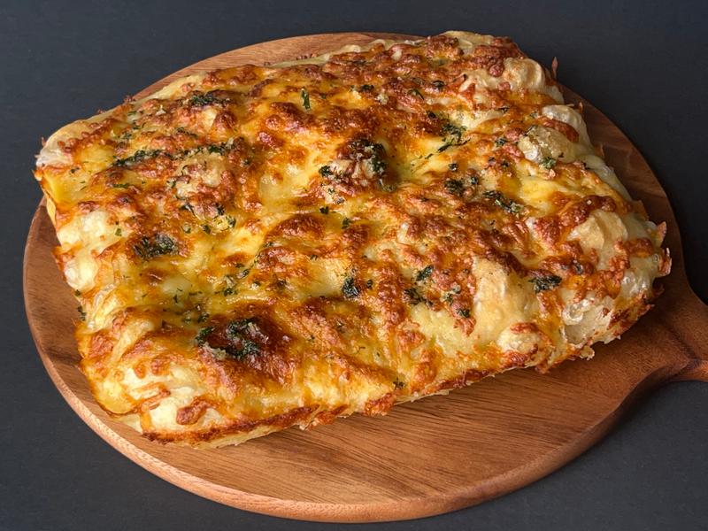 Cilantro, Mozzarella & Garlic Focaccia